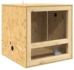vidaXL Terrarium Braun 50 x 50 x 50 cm OSB