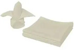 vidaXL Dinner-Servietten 25 Stk Creme 50x50 cm