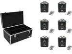 EUROLITE Set 6x AKKU TL-3 TCL Trusslight QuickDMX + Case TDV-1 (20000625)