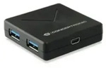 Conceptronic HUBBIES 4-Port-USB 3.0-Hub Multimedia-Technik HUBs