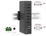 60687 - Delock Industrie Hub 7 x USB 2.0 Typ-A mit 15 kV ESD Schutz und