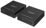 DIGITUS USB 3.2 Gen1 Extender, 5 Gbps, 4 Ports, schwarz