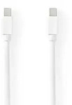 Nedis CCGB37504WT20 - 2 m - Mini DisplayPort - Mini DisplayPort - M&auml;nnlich -