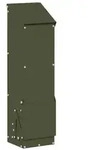 vidaXL H&uuml;hnerf&uuml;tterer Olive Gr&uuml;n 13 x 12 x 51 cm Kaltgewalzter Stahl