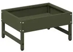 vidaXL Vogel-Feeder Olive Gr&uuml;n 34 x 26 x 16 cm Kaltgewalzter Stahl