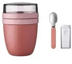 Mepal | Klappl&ouml;ffel Set mit Lunchpot Ellipse | praktischer Joghurt- &...