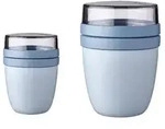 Mepal | Lunchpot Ellipse Duo | praktischer Becher f&uuml;r M&uuml;sli & Joghurt | geeignet