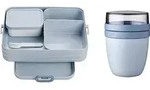 Mepal | Starter Set Snacks to go | Bento-Lunchbox Large & Lunchpot | praktischer