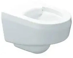 KWC AR T-WC, GFK, wandh., Hw.-Mont., wei&szlig;, Sitzfl. wei&szlig;, 400x370x510 mm