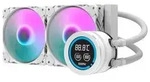 Darkflash DN-D240 Wasserk&uuml;hler mit LCD und 2x ARGB L&uuml;fter, 240?mm Wei&szlig;