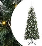 vidaXL K&uuml;nstlicher Weihnachtsbaum mit 150 LEDs mit St&auml;nder Gr&uuml;n 150 cm