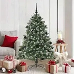 vidaXL K&uuml;nstlicher Weihnachtsbaum mit 150 LEDs mit St&auml;nder Gr&uuml;n 150 cm