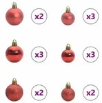 vidaXL Weihnachtsbaum mit 150 LEDs mit St&auml;nder Rosa 150 cm PVC