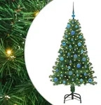 vidaXL K&uuml;nstlicher Weihnachtsbaum mit 150 LEDs mit St&auml;nder Gr&uuml;n 150 cm