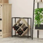 vidaXL Weinregal Sonoma Eiche 51x18x52,5 cm Holzwerkstoff