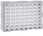 vidaXL Multi-Schubladen-Organizer mit 64 Schubladen 52x16x37,5 cm