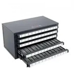 VEVOR Schneidbohrer-Spenderschrank, Gewindebohrer-Organizer mit 5 Schubladen...