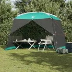 vidaXL Camping-Moskitonetz mit T&uuml;r Gr&uuml;n 4 Personen Wasserdicht