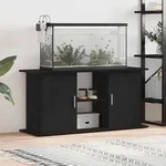 vidaXL Aquariumst&auml;nder Schwarz Eichen-Optik 121x41x58 cm Holzwerkstoff