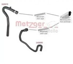 Metzger 2420278 K&uuml;hlerschlauch