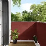 vidaXL Balkon-Sichtschutz Terrakotta 120x800 cm 100 % Polyester-Oxford
