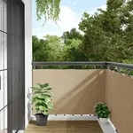 vidaXL Balkon-Sichtschutz Beige 90x500 cm Oxford-Gewebe