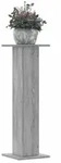 vidaXL Pflanzenst&auml;nder 2 Stk. Grau Sonoma 30x30x95 cm Holzwerkstoff