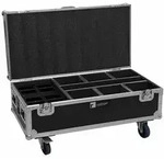 ROADINGER Flightcase 6x AKKU IP UP-4 Plus HCL Spot WDMX mit Ladefunktion
