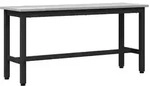 vidaXL Esstischbank Graues Sonoma 100 x 32,5 x 48,5 cm
