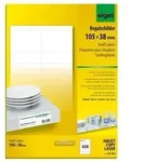 sigel Regalschilder, 105 x 38 mm, wei&szlig;, 170 g/qm