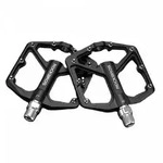 Fahrradpedalset in Schwarz aus Aluminiumlegierung mit Anti-Rutsch-Stifte
