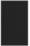 vidaXL Fu&szlig;matte Schwarz 90x150 cm