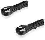 Wicked Chili 2X Ladekabel f&uuml;r PS4 Controller USB-Kabel kompatibel mit Playstation 4