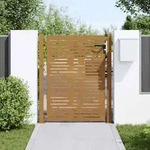 vidaXL Gartentor 105x155 cm Cortenstahl Quadratisches Design