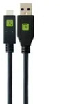 Techly USB3.1 Gen.2 Kabel Stecker Typ-A - USB Typ-C Schwarz 0.5 m - Kabel - Digi