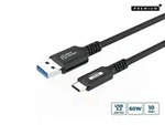 MicroConnect Premium USB-C to USB-A cable 10Gbps 60W - Kabel - Digital/Daten3 m