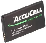 AccuCell Akku passend f&uuml;r Nokia 6102, BL-4C, 700mAh
