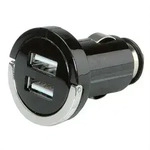 VALUE USB Charger mit KFZ-Stecker, 2 Port, 10W Spannungswandler USB-Kfz-Ladeger&auml;t