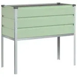 vidaXL Pflanzk&uuml;bel Pastellgr&uuml;n 100 x 45 x 90 cm Verzinkter Stahl