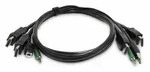 StarTech.com 1,8m Dual-DisplayPort KVM Kabel, USB 2.0, 3,5mm Audio, universell