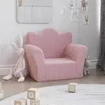 vidaXL Kindersofa Rosa Weich Pl&uuml;sch