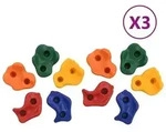 vidaXL Klettersteine 30 Stk. PE Mehrfarbig