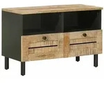 vidaXL Stauraumschr&auml;nke Natur 70 x 33 x 46 cm Massivholz Mango
