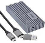 InLine&reg; USB4-Geh&auml;use, USB-C zu M.2 NVMe SSD, 40Gb/s, Aluminium Geh&auml;use /