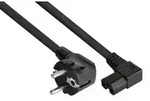 kabelmeister&reg; Netzkabel Schutzkontakt-Stecker Typ E+F (90&deg; gew.) an