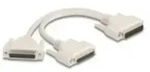 Delock Adapter Y-Kabel Splitter D-Sub 25 Pin Stecker zu 2 x Buchse mit