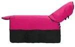 vidaXL Pferdedecke Rosa und Schwarz 155 cm Polyester