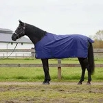 vidaXL Pferdedecke Dunkelgr&uuml;n und Schwarz 155 cm Polyester