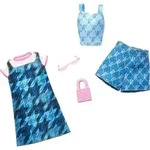 Mattel GWF04; HRH45 - Barbie Fashions 2er-Pack - Blaues Kleid + Blaues Top und Rock