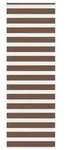 vidaXL Zebrarollo Braun 80x200 cm Stoffbreite 75,9 cm Polyester